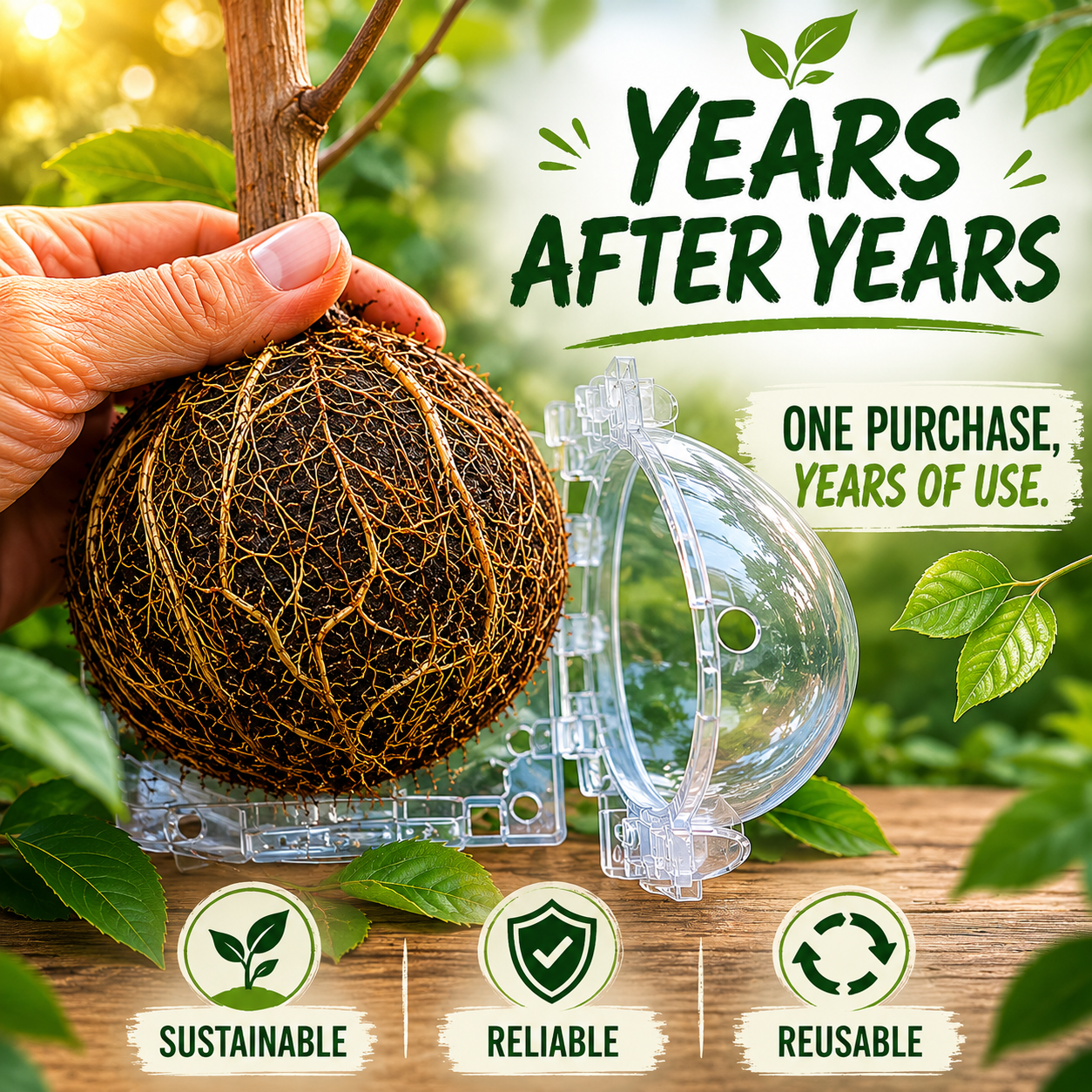 Air Layering Propagation Balls – Reusable Root Growing System for Plants & Cuttings