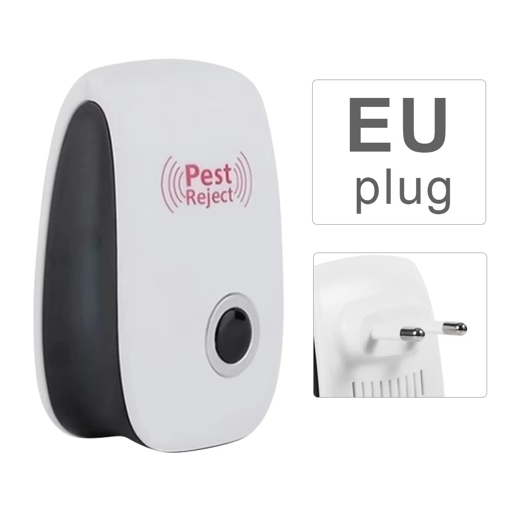 Ultrasonic Pest Repellent for Home Safe and Effective Mosquito Cockroach Mouse Insect Repeller for Summer Pest Extermination