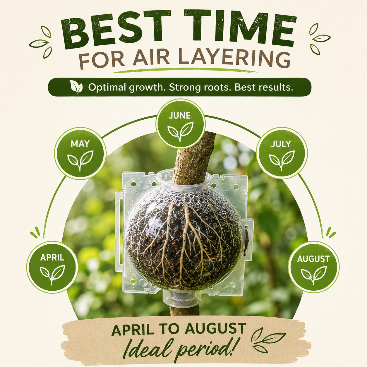 Air Layering Propagation Balls – Reusable Root Growing System for Plants & Cuttings