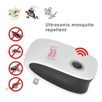 Ultrasonic Pest Repellent for Home Safe and Effective Mosquito Cockroach Mouse Insect Repeller for Summer Pest Extermination