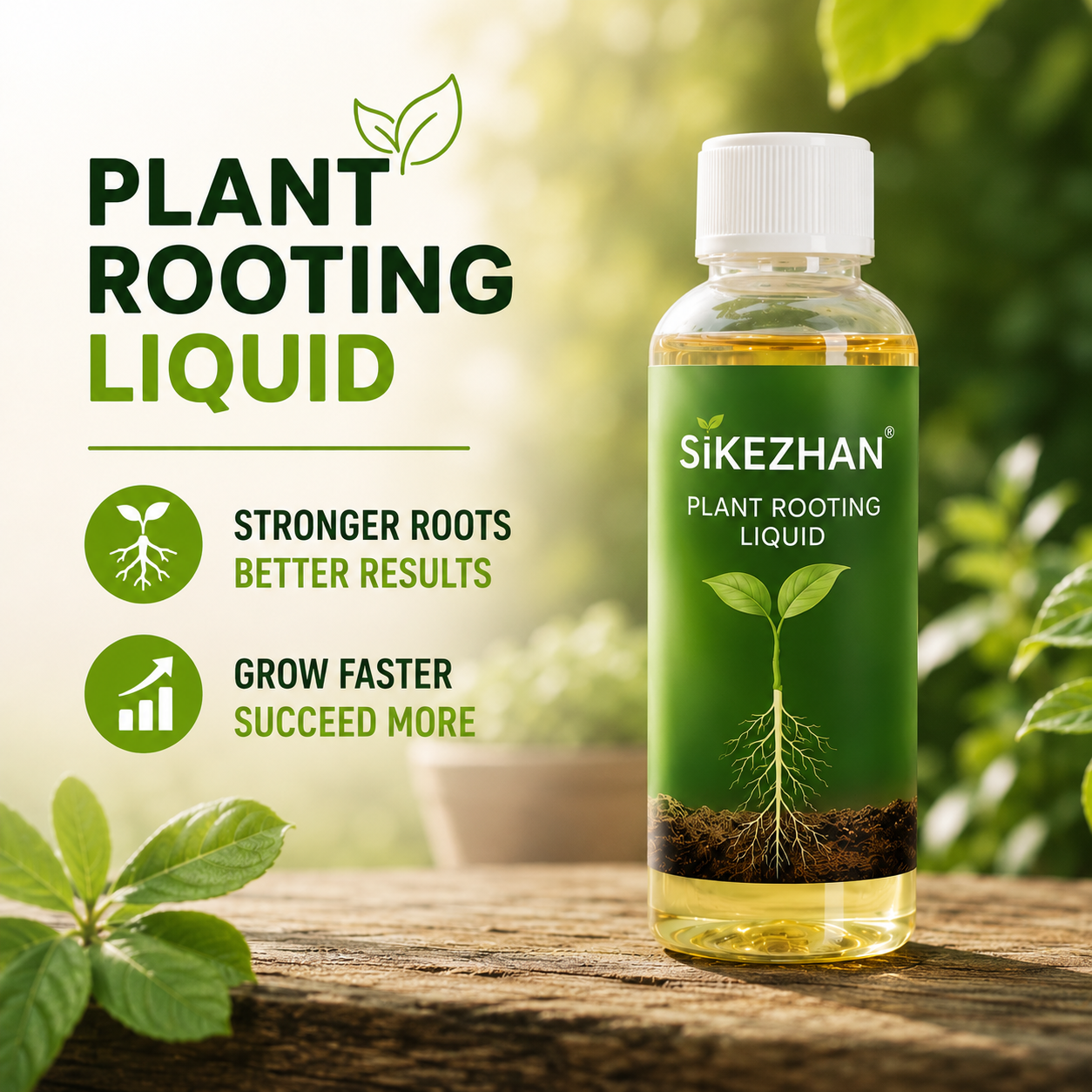 Rapid Rooting Hormone Liquid – Strong Root Stimulator for Plant Cuttings & Propagation